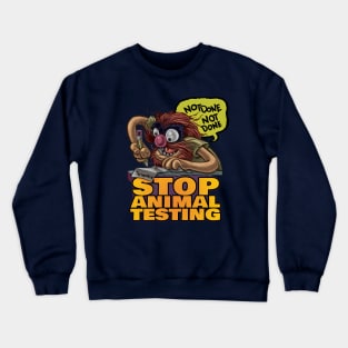 Stop Animal Testing Crewneck Sweatshirt